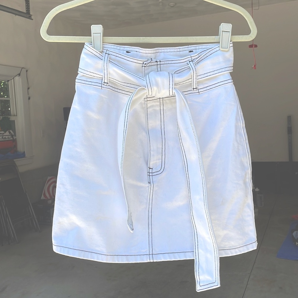 Forever 21 White Jean shirt